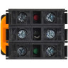 Кнопка с подсветкой IEK MASTER MI-BT60-11D-33-12-K06